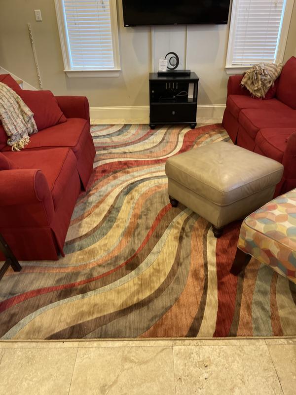 The rug in our family room