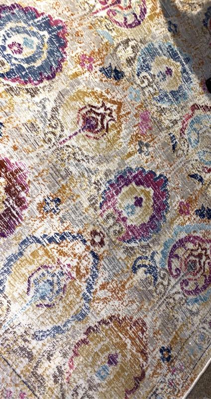 VINTAGE KASHAN VKA04 IVORY/MULTICOLOR AREA RUG VINTAGE KASHAN VKA04 IVORY/MULTICOLOR AREA RUG