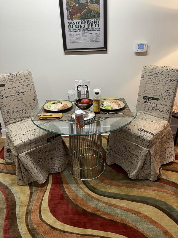 Our eclectic, little "bistro" dining look!