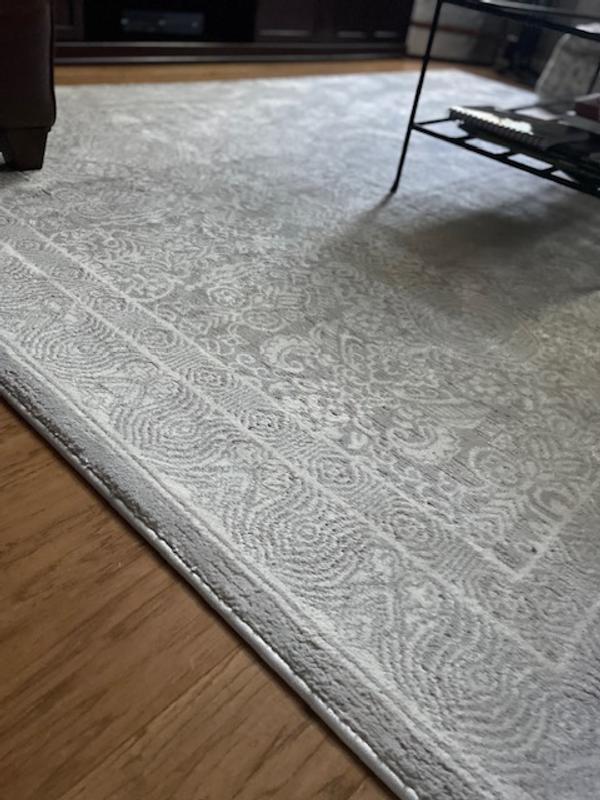 Eco Cycle Silver Ivory Indoor only Persian Rug, ECY01 | Nourison Home