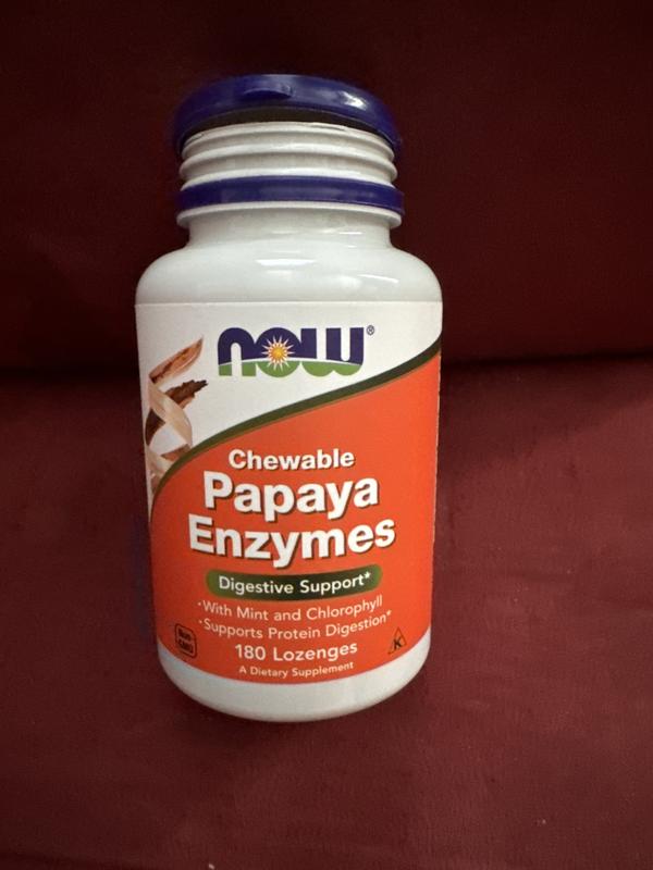 Papaya Enzyme Lozenges | Digestive Health Support* | NOW
