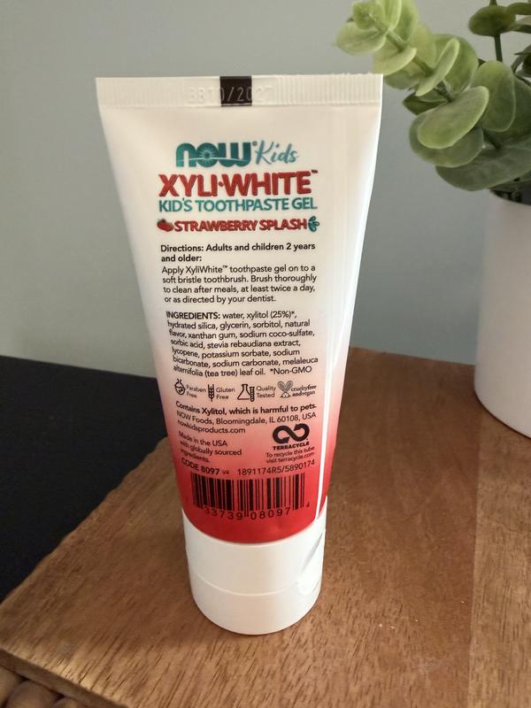 Kids Toothpaste | Strawberry Toothpaste | NOW Foods XyliWhite