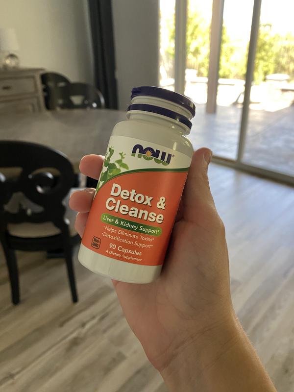 NOW Detox Cleanse - 90 Capsule Per Supporto Di Fegato E Reni, Eliminazione Tossine