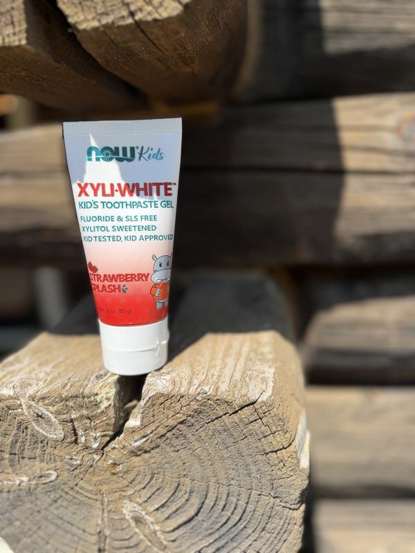 Kids Toothpaste | Strawberry Toothpaste | NOW Foods XyliWhite