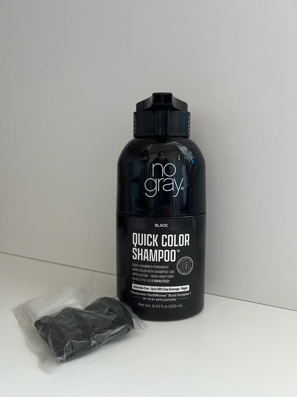 No Gray Quick Color Black Shampoo | No Gray Hair Care