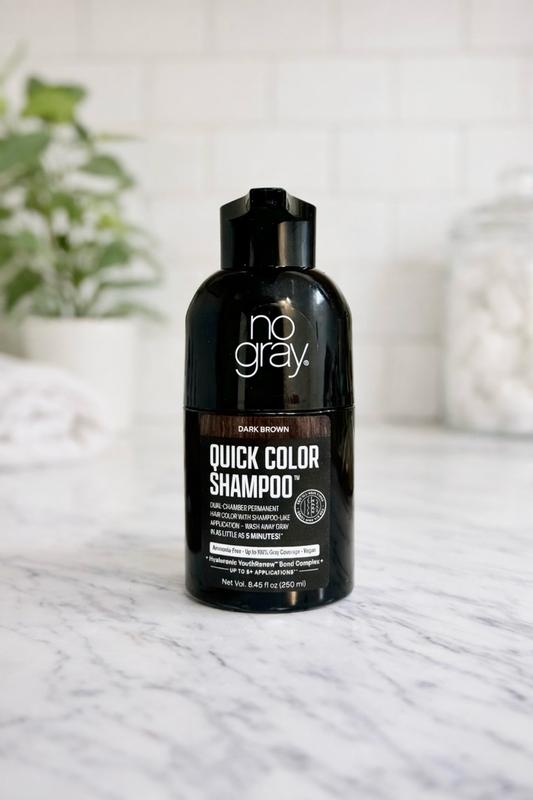 No Gray Quick Color Dark Brown Shampoo | No Gray Hair Care