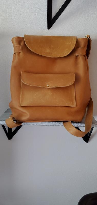 Convertible Backpack  Leather and Waxed Canvas – Haute JS Design