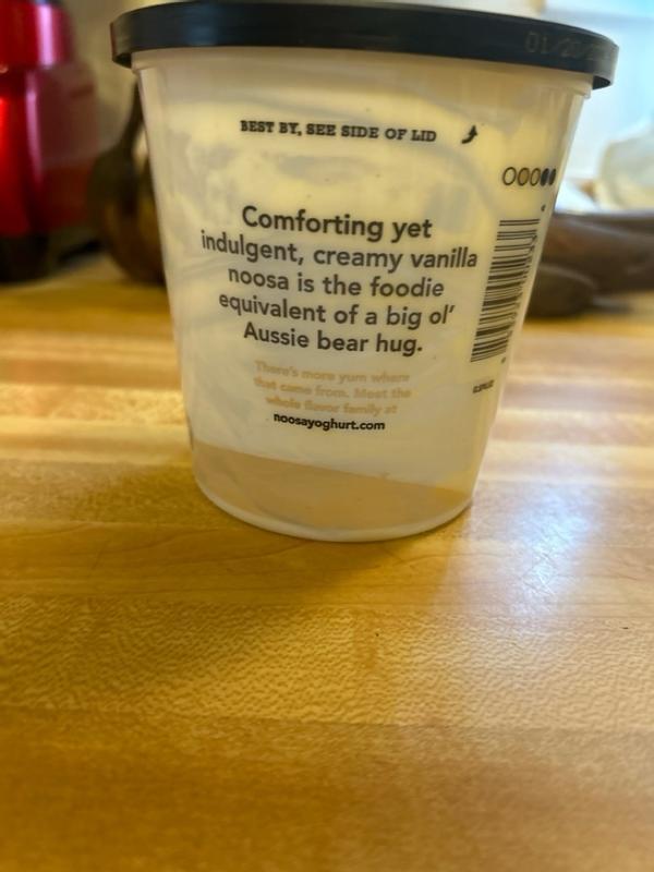 Vanilla Yogurt 8oz Tub - Noosa Yoghurt