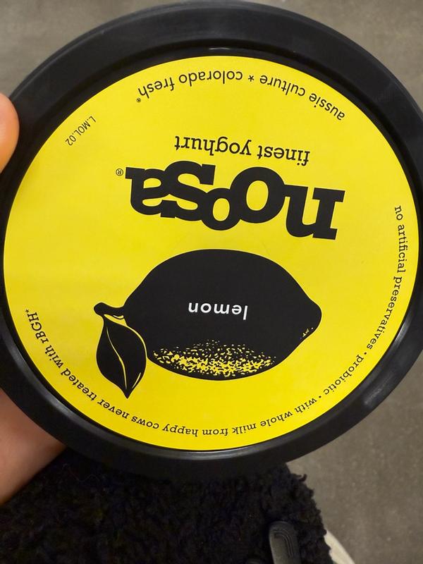 Lemon Yogurt 8oz Tub - Noosa Yoghurt