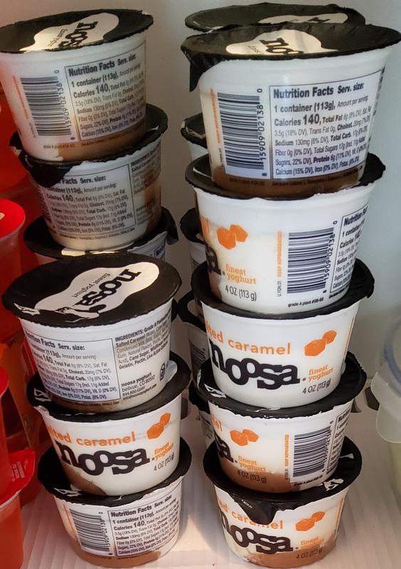 Salted Caramel Yogurt Single Serve 4oz - Noosa Yoghurt