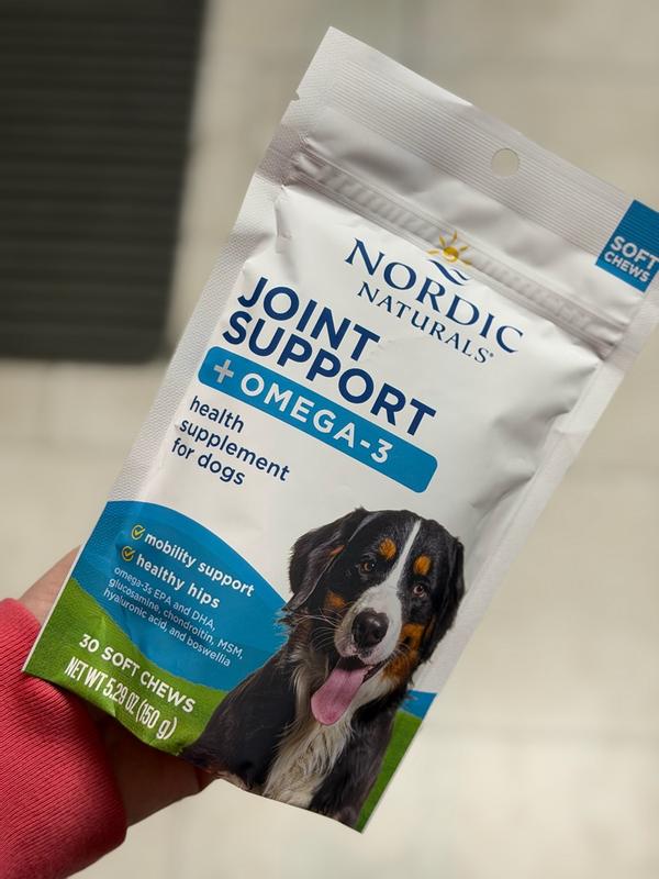 Pet Joint Support Soft Chews | Soft Chews with Omega-3 for Pet
