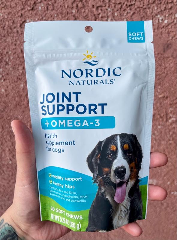 Pet Joint Support Soft Chews | Soft Chews with Omega-3 for Pet