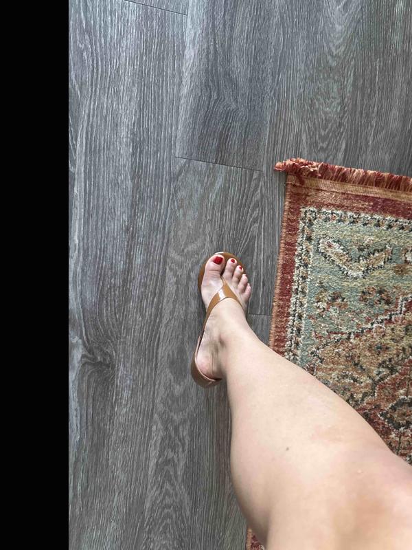 Customer photo for "Great summer shoe—order a size up!"