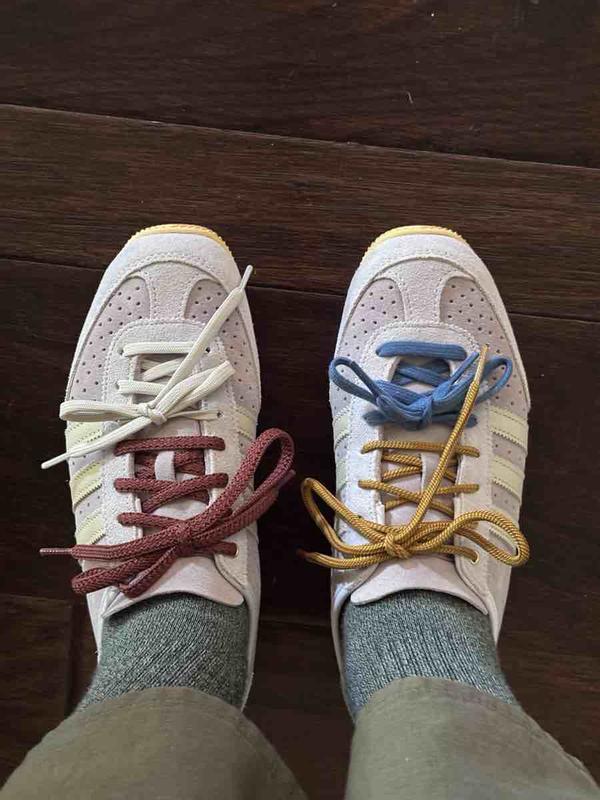 Customer photo for "Fun Shoe: attractive, comfortable. size down."