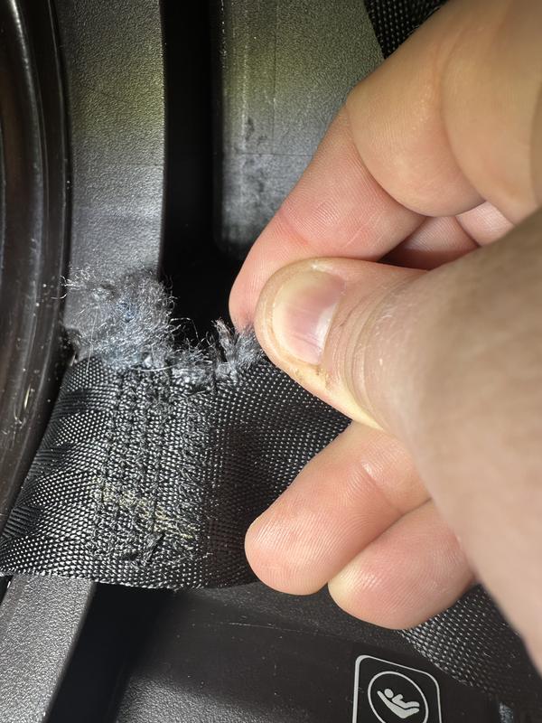 Customer photo for "Straps Shredding- Not worth the money"
