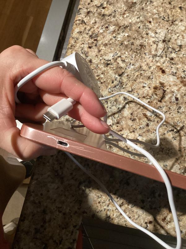 Customer photo for "Charger won’t fit"