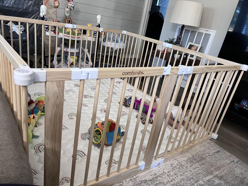Customer photo for "Large and reliable baby gate"