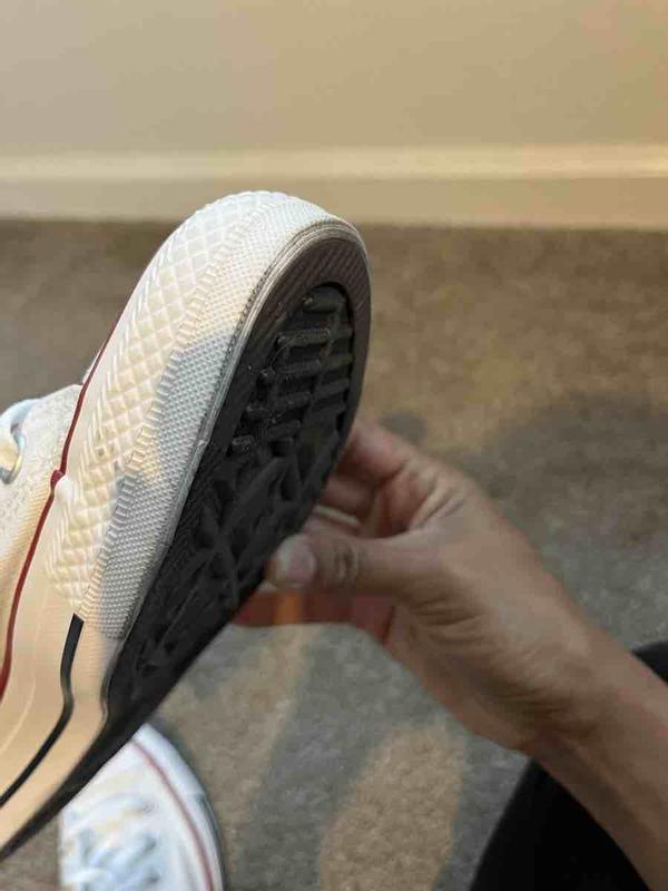 Customer photo for "Shoes look worn"