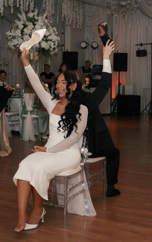 Customer photo for "Perfect Reception Dress!"