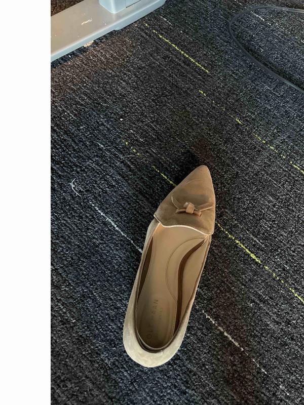 【いな】コールハーンVIOLA SKIMMER  ホワイトブークレ　6B Cole Haan Viola Skimmer Flat (Women) | Nordstromrack