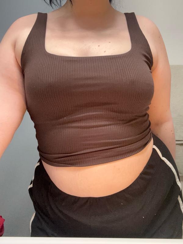 Customer photo for "Love this ribbed bra tank"