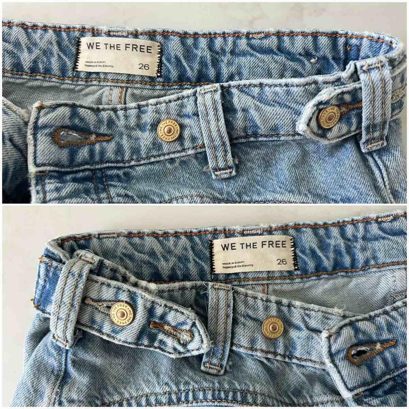 Customer photo for "size down, cute fit. meant to be cuffed"