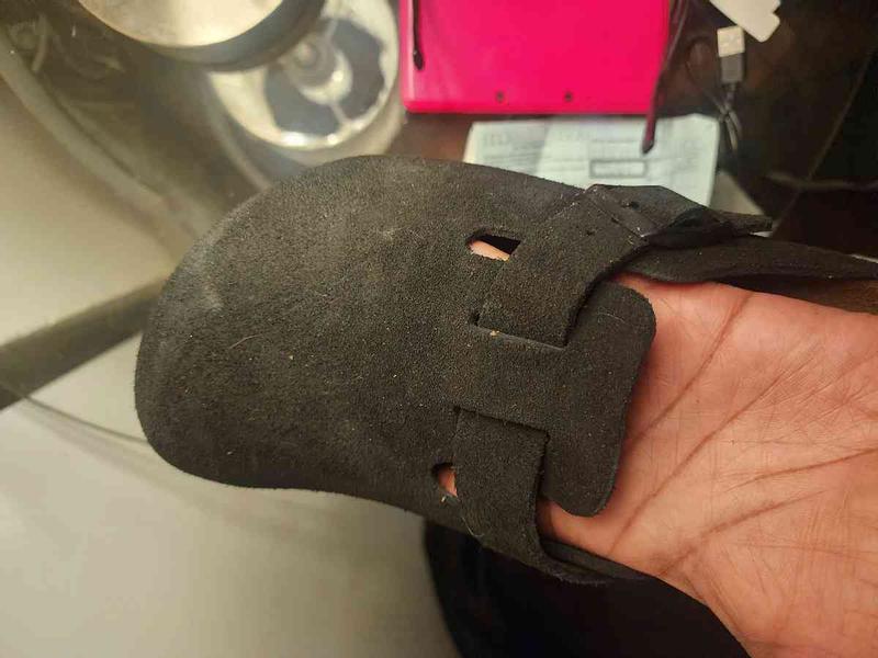 Customer photo for "WORN AND SCUFFED"