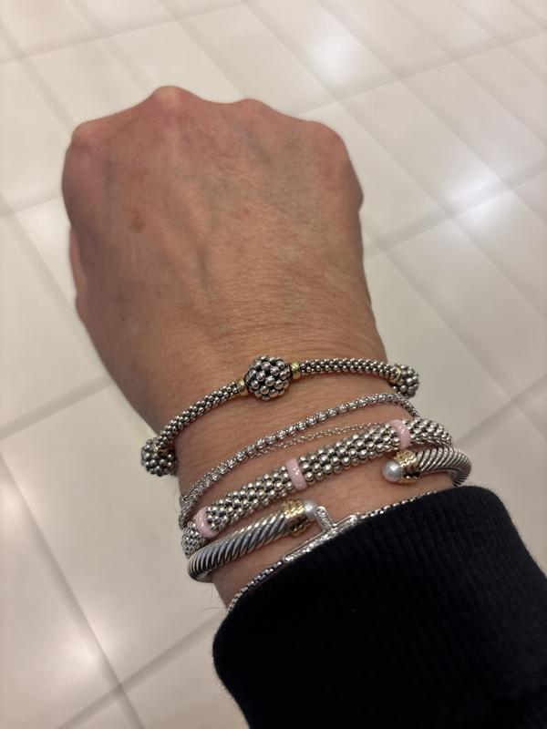 Customer photo for "Lagos ball bracelet"