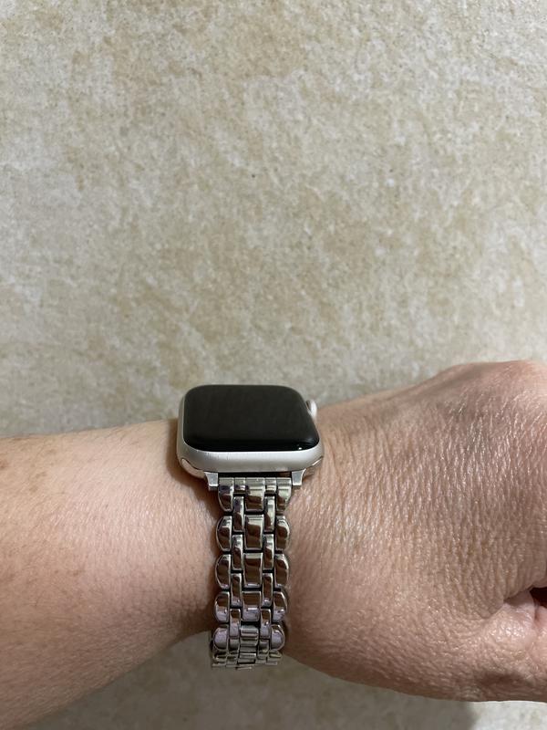Customer photo for "Classy wristband with scalloped edges"
