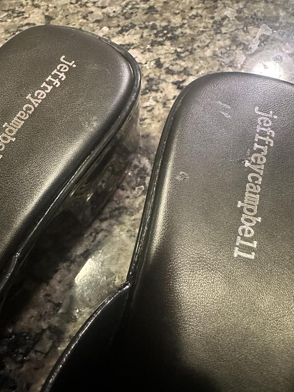 Customer photo for "Shoes looked used"