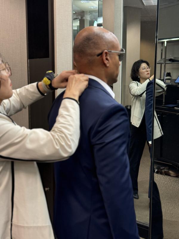 This suit is dope! Straight BOSS!