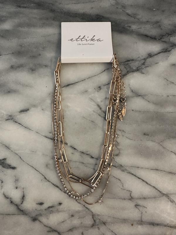 Customer photo for "Coolest Layered Necklace"