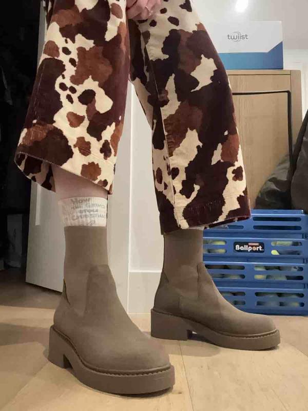 Customer photo for "Cute, Sturdy, Tight Toe Box"