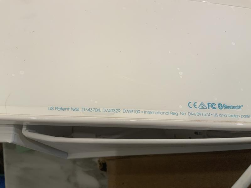 Customer photo for "Visibly grimy and pre-used"