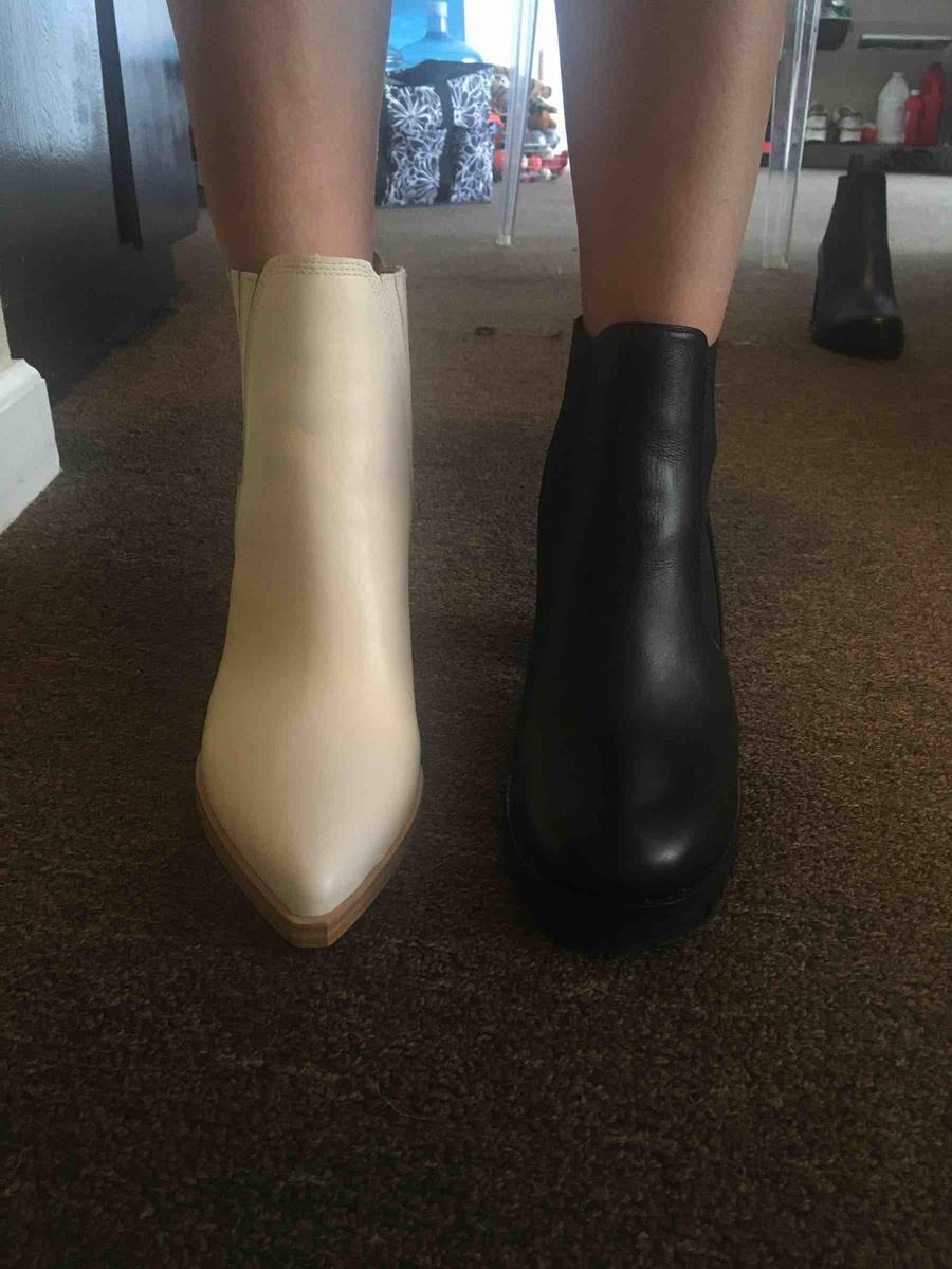 Customer photo for "statement shoe"
