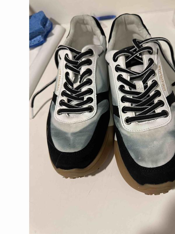 Color bleeds and ruins the shoes!