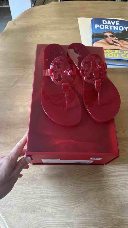 Customer photo for "bright red color and better fit!"