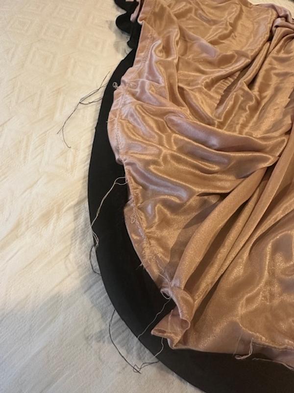 Customer photo for "Beautiful Shoe But Snags Dress Hem"