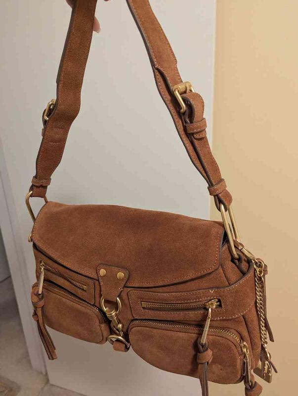 バッグ SUEDE BUCKLE STRAP SHOULDER BAG Brown Rebecca Minkoff Julian Suede Shoulder Bag (Women) | Nordstrom