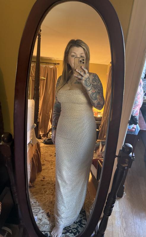 Customer photo for "I’m so glad I bought this dress!"