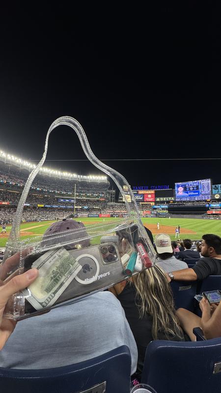 Customer photo for "A clear bag that doesn't ruin the fit"