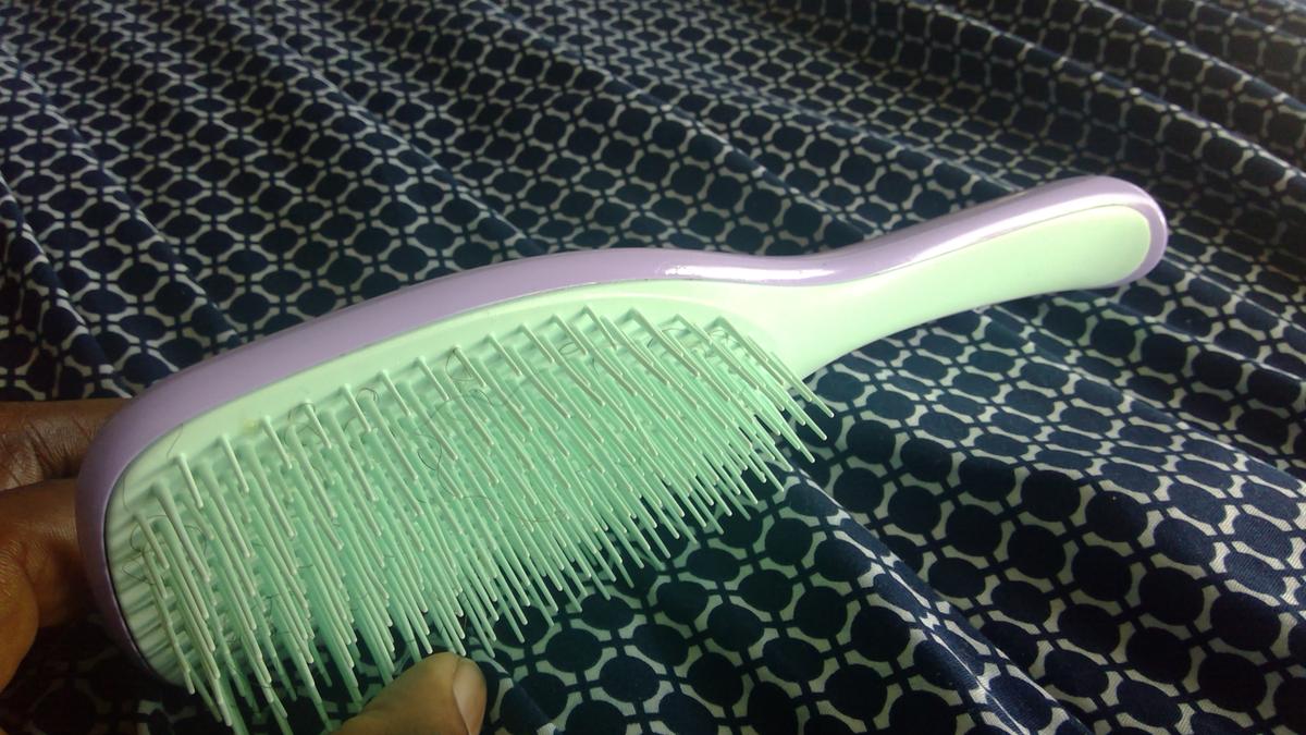 The Struggle Was Real -Until Tangle Teezer