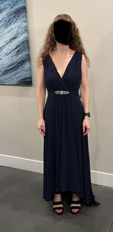 Customer photo for "Beautiful, form fitting dress"