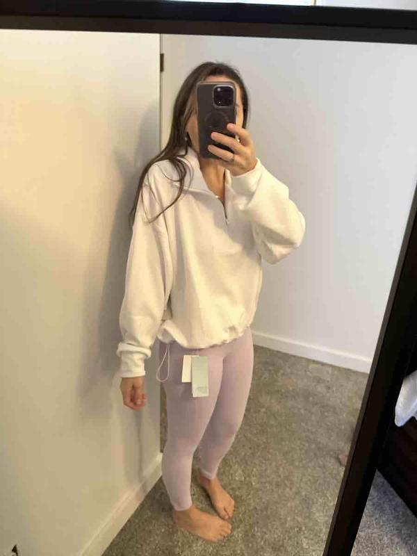 Customer photo for "Must Have Buttery Soft Half Zip"