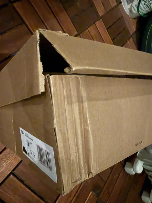 Customer photo for "Nice boots, poor packing"