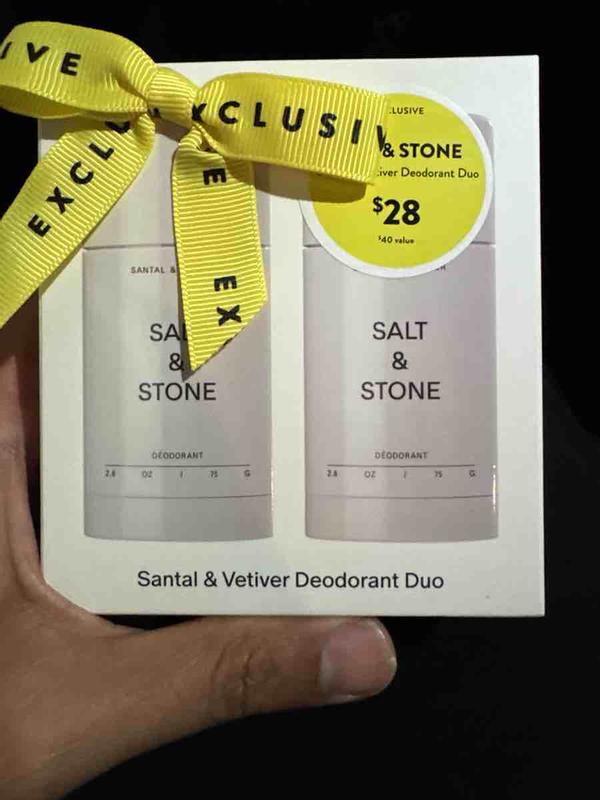Customer photo for "Salt and Stone"