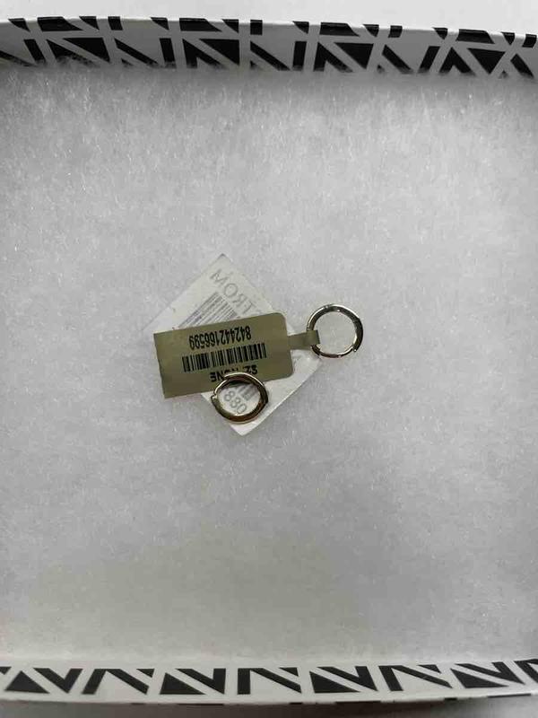 Customer photo for "earrings are great, shipping conditions are not."