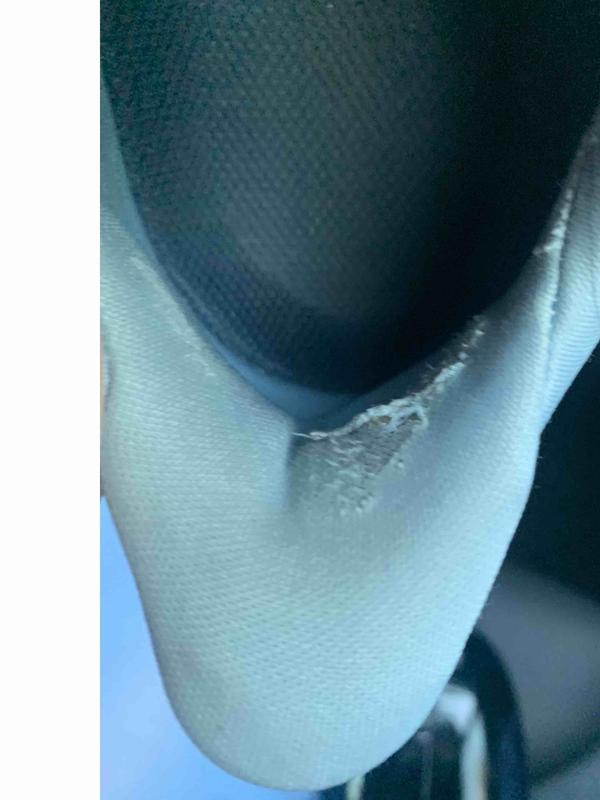 ankle lining material worn out fast