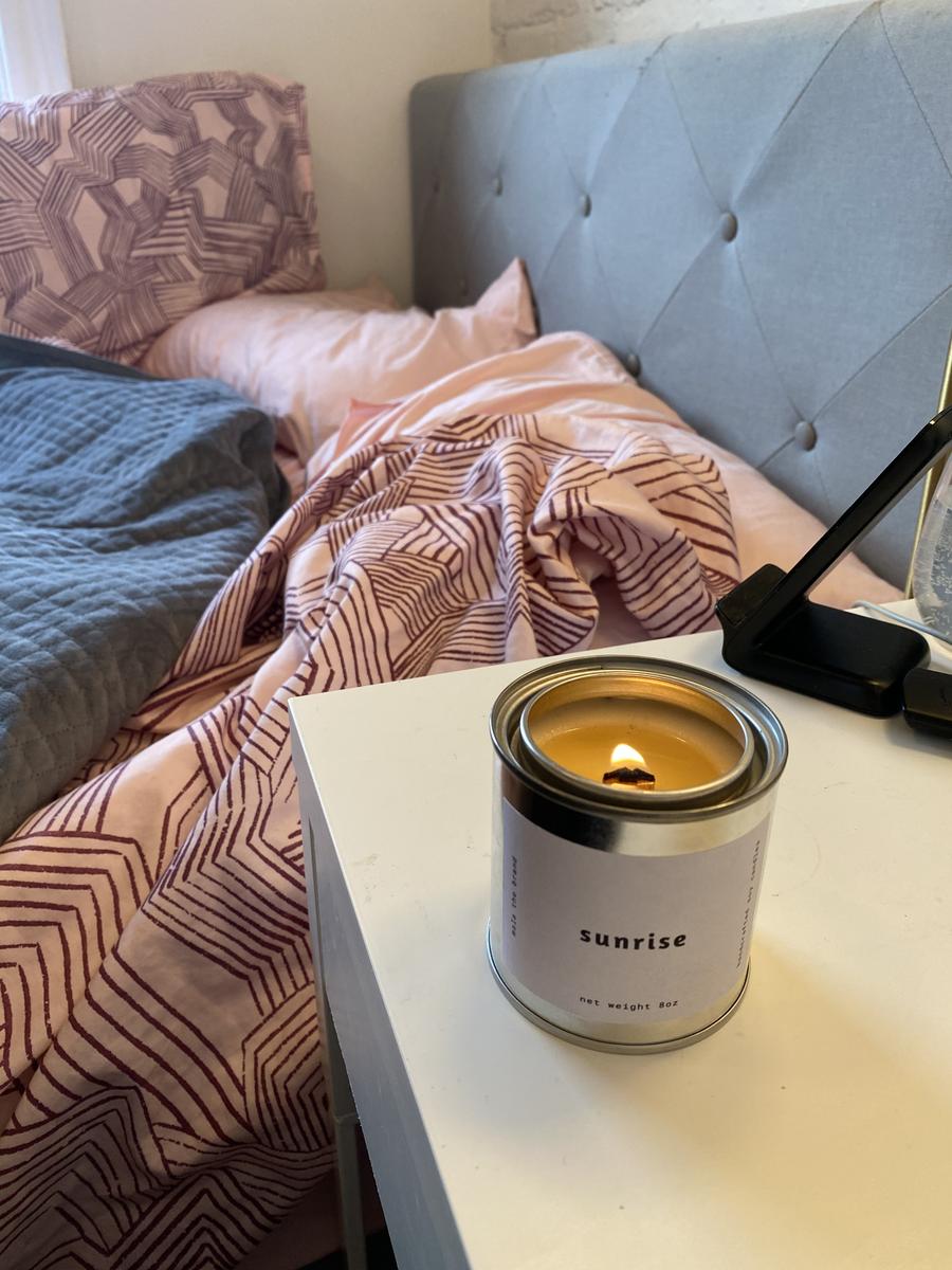 Customer photo for "Great wood wicks and lovely scents!"