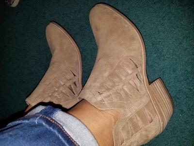 Customer photo for "Cute Comfy 'Peera' Cutout Bootie"